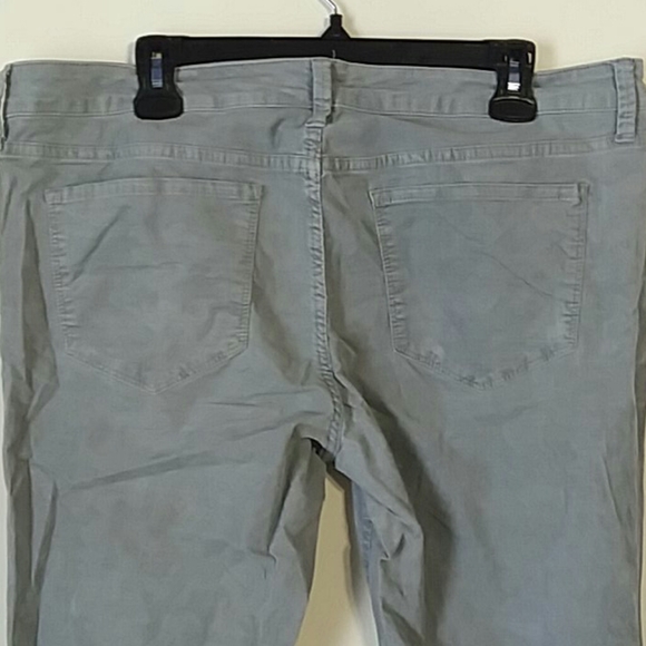 JCP 16 Gray Corduroy Pants - Picture 6 of 6